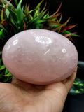 Breathtaking natural Rose Quartz Lingam/Shivling - Energy/Reiki/Crystal Healing - 3.8 inches (9.5 cms) length and 790 gms (1.74 lb)