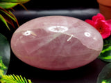 Breathtaking natural Rose Quartz Lingam/Shivling - Energy/Reiki/Crystal Healing - 3.6 inches (9 cms) length and 550 gms (1.21 lb)