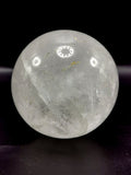 Amazing natural Clear Quartz stone sphere/ball - Energy/Reiki/Crystal Healing - 3 inches (7.5 cms) diameter and 565 gms (1.24 lb)