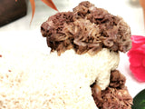Scolecite on garnet natural free forms - reiki/energy/chakra/healing - 6 inches and 1.22 kgs (2.68 lb)