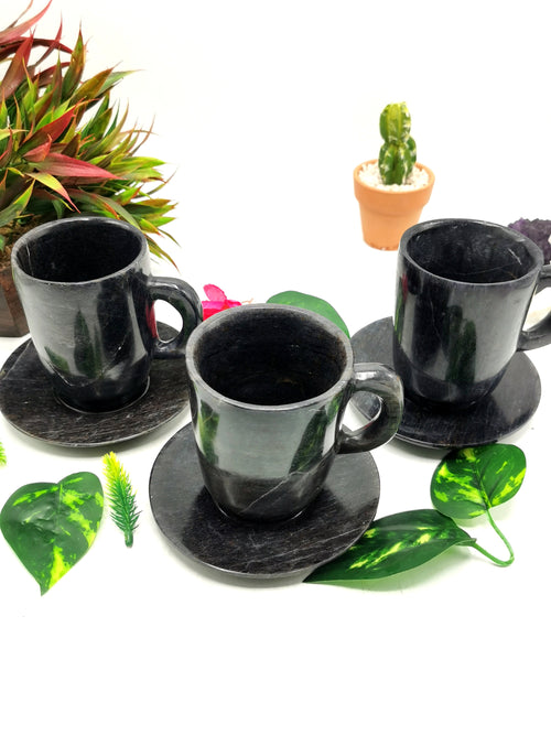 Beautiful Dark Blue Aventurine Tea Cup & Saucer - ONLY 1 Cup and 1 Saucer