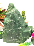 Dark Green Aventurine Abstract Carving of Ganesh - Lord Ganesha Idol in Crystals/Gemstone - Reiki/Chakra/Healing -6 in and 1.23 kg (2.71 lb)