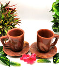 Beautiful Red Aventurine Tea Cup & Saucer - ONLY 1 Cup and 1 Saucer