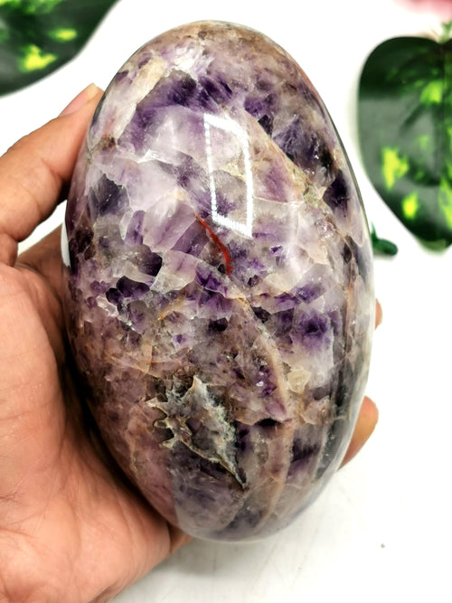 Breathtaking natural Amethyst Lingam/Shivling - Energy/Reiki/Crystal Healing - 4.7 inches (11.75 cms) length and 990 gms (2.18 lb)