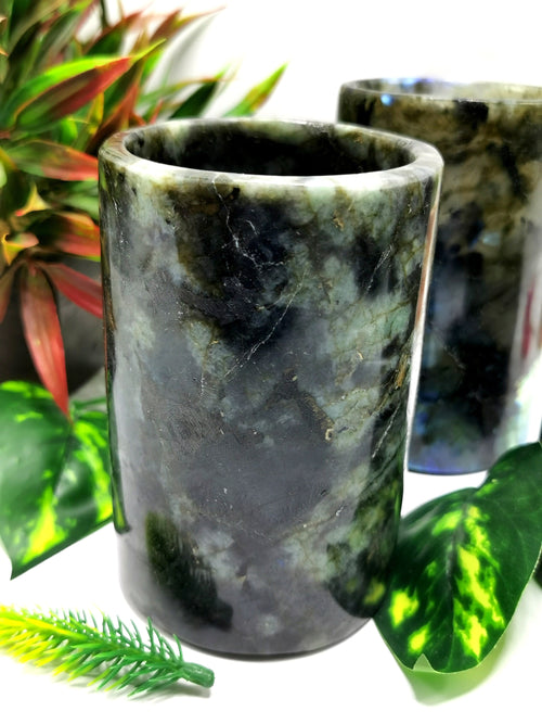 Labradorite gemstone goblets  - ONLY 1 PIECE