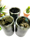 Labradorite gemstone goblets  - ONLY 1 PIECE