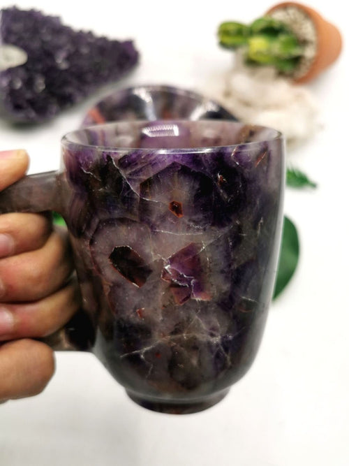 Amazing Amethyst Tea Cup & Saucer - ONLY 1 Cup and 1 Saucer