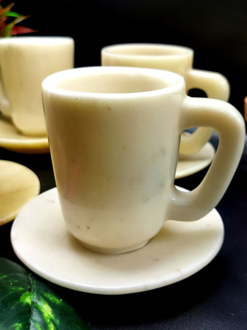 Beautiful Ivory Agate Tea Cup & Saucer - ONLY 1 Cup and 1 Saucer