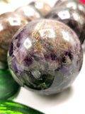 Amazing natural Amethyst stone sphere/ball - Energy/Reiki/Crystal Healing - 1.8 inches diameter and 140 gms (0.31 lb) - ONE PIECE ONLY