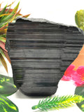 Black tourmaline hand carved Buddha Head - carving of serene and meditating Lord Buddha - crystal/reiki/chakra - 4 inch and 0.94 kg (2.1 lb)
