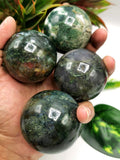 Moss Agate stone sphere/ball - Energy/Reiki/Crystal Healing - 2 inches (5 cms) diameter and 170 gms (0.37 lb)