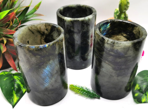 Labradorite gemstone goblets  - ONLY 1 PIECE