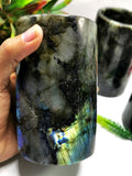 Labradorite gemstone goblets  - ONLY 1 PIECE