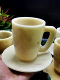 Beautiful Ivory Agate Tea Cup & Saucer - ONLY 1 Cup and 1 Saucer