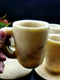 Beautiful Ivory Agate Tea Cup & Saucer - ONLY 1 Cup and 1 Saucer
