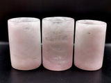 Beautiful gemstone goblets in rose quartz stone - crystals and gemstones - reiki/chakra/healing/energy - ONLY 1 PIECE