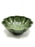 Beautiful light green quartz designer hand carved bowls - 7 inches and 520 gms (1.14 lb) - ONE BOWL ONLY