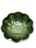 Light green quartz designer hand carved bowls - 7 inches and 640 gms (1.41 lb) - ONE BOWL ONLY