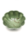 Beautiful light green quartz designer hand carved bowls - 7 inches and 730 gms (1.61 lb) - ONE BOWL ONLY