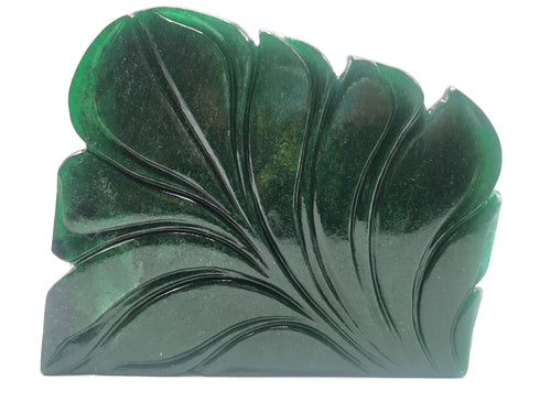 Green Aventurine Parinirvana Buddha - handmade carving of serene Lord Buddha - crystal/reiki/healing - 8 in and 2.98 kg (6.56 lb)