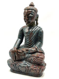 Ruby Kyanite Buddha - handmade carving of serene and meditating Lord Buddha - crystal/reiki/healing - 7.5 inches and 1.6 kg (3.52 lb)
