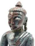 Ruby Kyanite Buddha - handmade carving of serene and meditating Lord Buddha - crystal/reiki/healing - 7.5 inches and 1.6 kg (3.52 lb)