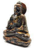 Tiger Eye Buddha - handmade carving of serene and meditating Lord Buddha - crystal/reiki/healing - 6.5 inches and 1.24 kgs (2.73 lb)