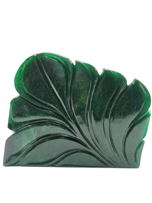 Green Aventurine Parinirvana Buddha - handmade carving of serene Lord Buddha - crystal/reiki/healing - 8 in and 2.98 kg (6.56 lb)