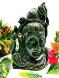 Shiva Head/Bust in Columbian Jade Carving - Lord Shivshankar in crystals and gemstones |Reiki/Chakra/Healing - 9 in and 2.36 kg (5.19 lb)