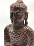 Ruby Kyanite Buddha - handmade carving of serene and meditating Lord Buddha - crystal/reiki/healing - 6.5 inches and 0.98 kg (2.16 lb)