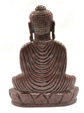 Ruby Kyanite Buddha - handmade carving of serene and meditating Lord Buddha - crystal/reiki/healing - 6.5 inches and 0.98 kg (2.16 lb)