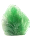 Green Fluorite Buddha - handmade carving of serene and meditating Lord Buddha - crystal/reiki/healing - 8.2 inches and 3.15 kgs (6.93 lb)