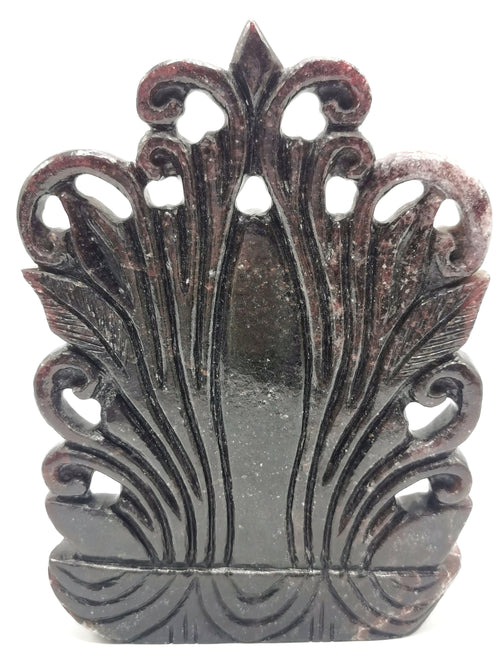 Lepidolite Handmade Carving of Ganesh - Lord Ganesha Idol in Crystals and Gemstones - Reiki/Chakra/Healing - 8 inch and 1.77 kg (3.89 lb)