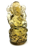 Citrine Handmade Carving of Ganesh - Lord Ganesha Idol | Sculpture in Crystals/Gemstones - Reiki/Chakra/Healing - 2.75 inches and 462 carats