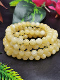 Beautiful yellow calcite bracelet set of 4 pieces | gemstone/crystal jewelry | Mother's Day/Birthday/Anniversary/Valentine's Day gift