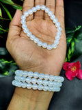 Beautiful opalite bracelet set of 4 pieces | gemstone/crystal jewelry | Mother's Day/Birthday/Anniversary/Valentine's Day gift