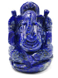 Lapis Lazuli Ganesh Carving -- 3.2 inches and 425 gms