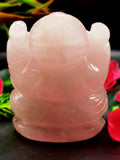 Rose Quartz gemstone Ganesh - 3 inches and 240 gms