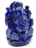 Lapis Lazuli Ganesh Carving -- 3.2 inches and 425 gms