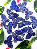 Lapis Lazuli eagle / phoenix carving - reiki/chakra/energy -  2 inches and 27 gms - ONE PIECE ONLY - animal lapidary