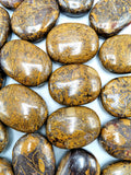 Natural Mariam Jasper crystal palmstones - ONE PIECE ONLY - crystal/chakra/reiki/healing - 90 gms weight