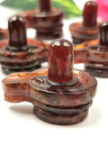 Hessonite garnet (gomed) stone Lingam/Shivling - Energy/Reiki/Crystal Healing - 1 inch and 109 carats - ONE PIECE ONLY