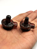 Hessonite garnet (gomed) stone Lingam/Shivling - Energy/Reiki/Crystal Healing - 1 inch and 109 carats - ONE PIECE ONLY