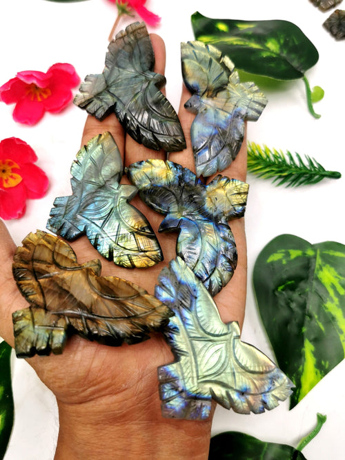 Labradorite Eagle/ Phoenix carving -  2 inch and 28 gms - ONE PIECE ONLY - animal lapidary