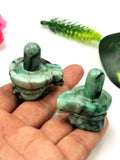 Emerald gemstone Lingam/Shivling - Energy/Reiki/Crystal Healing - 1.5 inch and 150 carats - ONE PIECE ONLY