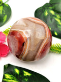Splendid Fire Agate stone sphere/ball - Energy/Reiki/Crystal Healing - 2.5 inches (6.25 cms) diameter and 300 gms - ONE PIECE ONLY