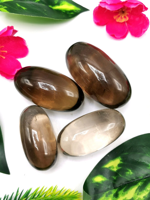 Smokey Quartz Lingam/Shivling - Energy/Reiki/Crystal Healing - 2 inches length and 56 gms (0.12 lb) - ONE PIECE ONLY