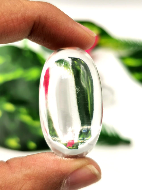 Small natural Clear Quartz Lingam/Shivling - Energy/Reiki/Crystal Healing - 1.5 inches length and 25 gms - ONE PIECE ONLY