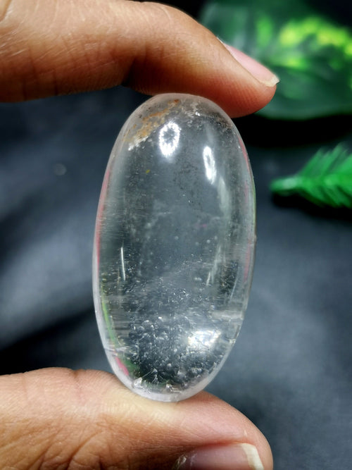 Clear Quartz Lingam/Shivling - Energy/Reiki/Crystal Healing - 1.5 inches length and 36 gms - ONE PIECE ONLY