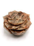 Zebra jasper hand carved rose flower carvings - crystal/gemstone/reiki/chakra/healing - ONE PIECE ONLY - 2.5 inches and 160 gms (0.35 lb)